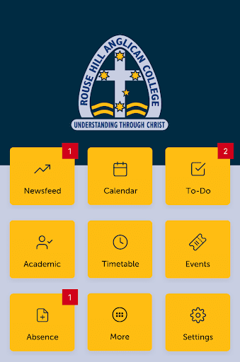 Android application Rouse Hill Anglican College screenshort