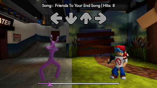 Pink Rainbow Friends FNF Mod