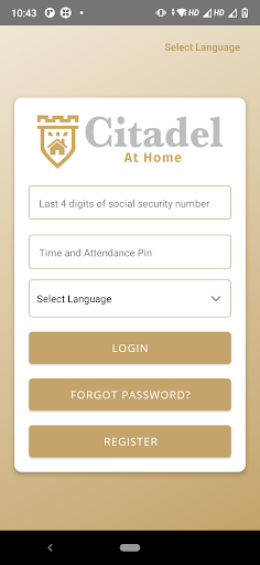 Android application Citadel At Home screenshort