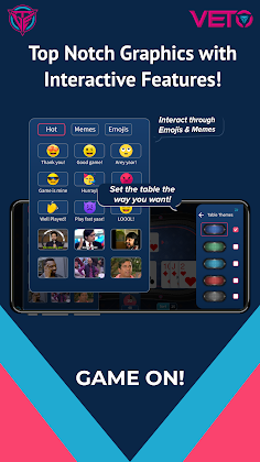 VETO - Rummy & Fantasy Cricket - Screenshot 2