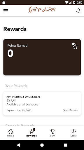 Android application Spice Dunes Rewards screenshort