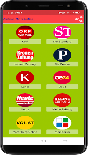 Android application Austrian News All screenshort