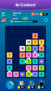 Merge Block: Number Puzzle Fun  screenshots 1