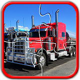 Trucks Jigsaw Puzzles Brain Games for Kids FREE icon