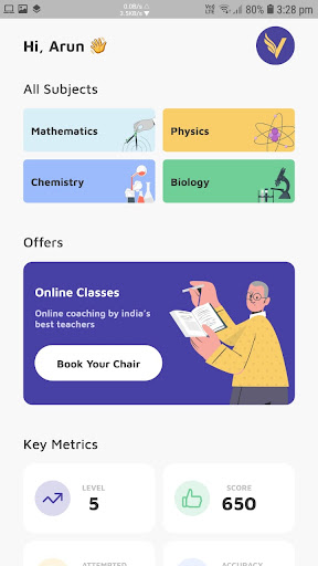 VNeetEdu Screen 2
