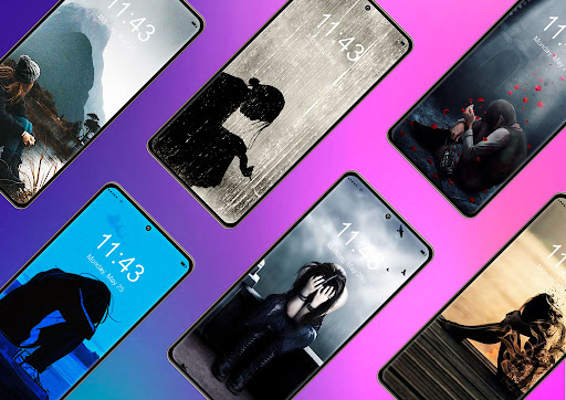 Android application Sad Wallpaper screenshort