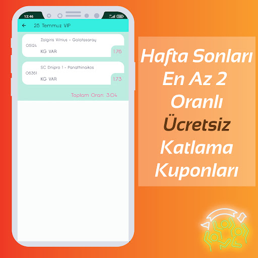 Android application Tahminci screenshort