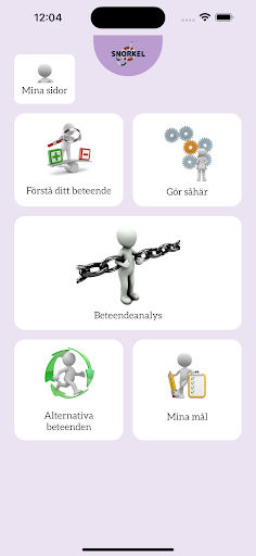Android application Beteendecoach screenshort