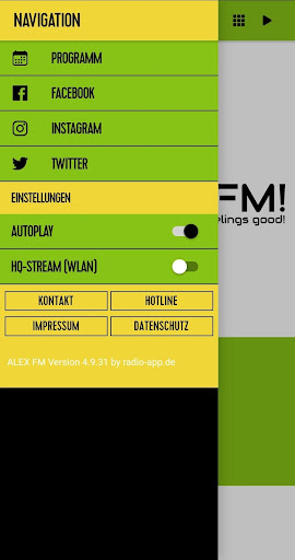 RADIO ALEX FM DE/NL Screen 2