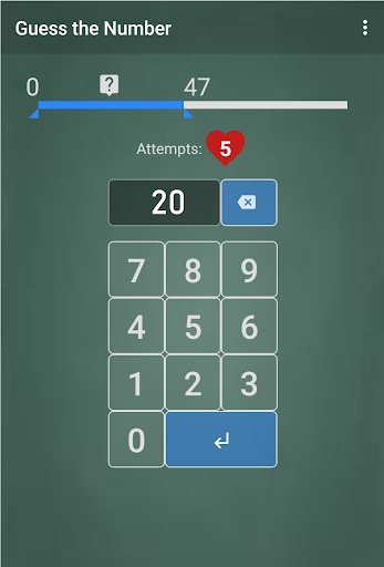 Guess My Number Screen 2
