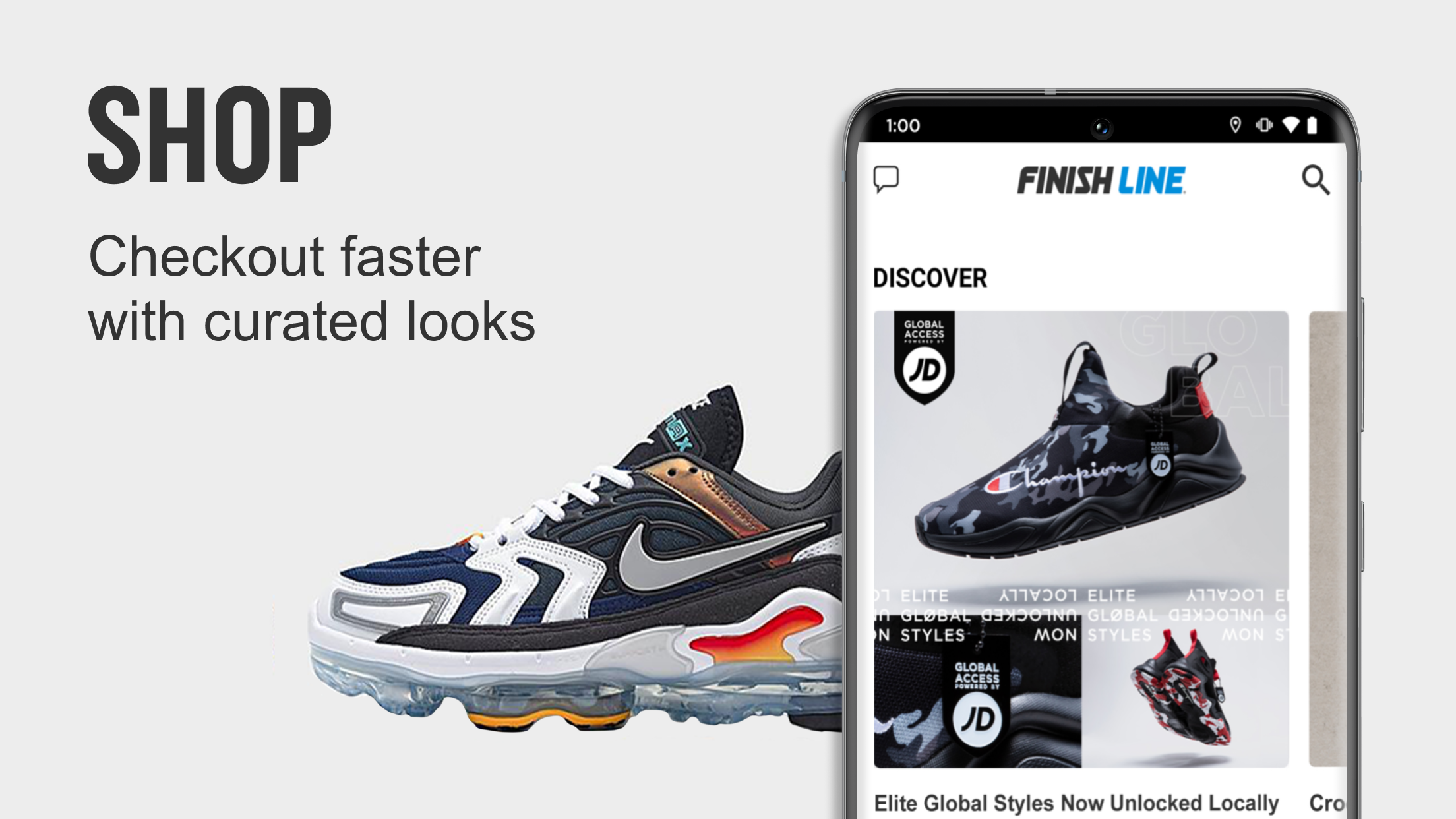 Android application Finish Line: Shop new sneakers screenshort
