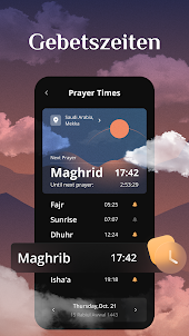 Azan Alarm und Gebetszeiten