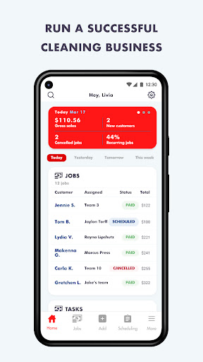 Android application Modern Maid IO screenshort