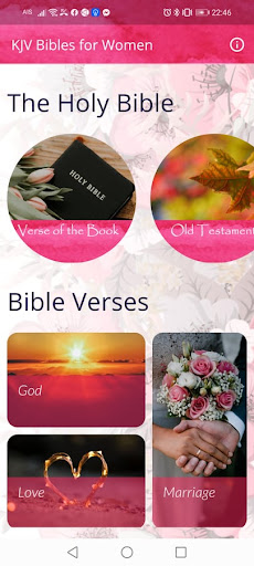 Android application Bible Verses for Women screenshort