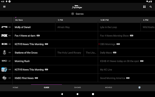 Screenshot of FidelityTV