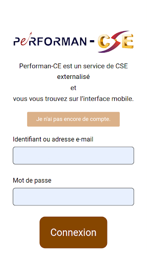 Android application Performan-ce.com l'application screenshort