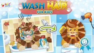 Game screenshot WASH HAIR for kids Happytouch® mod apk