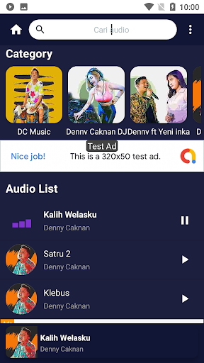 Android application Denni Caknan Mp3 screenshort