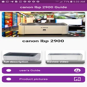 canon 2900 lbp Guide