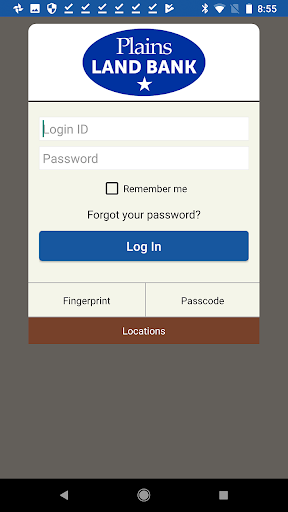 Android application Plains Land Bank Ag Banking screenshort