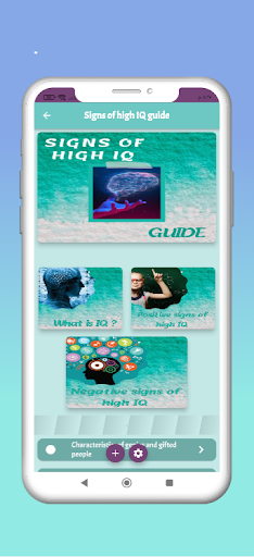 Signs of high IQ guide