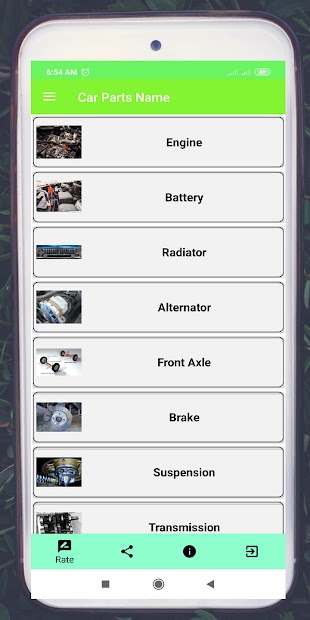 Screenshot 2 Car Parts Name android