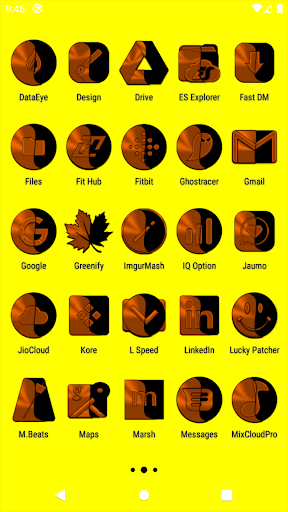 Wicked Orange Icon Pack Screen 3