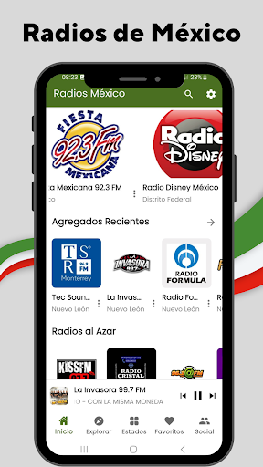 Android application Radios de México AM FM screenshort
