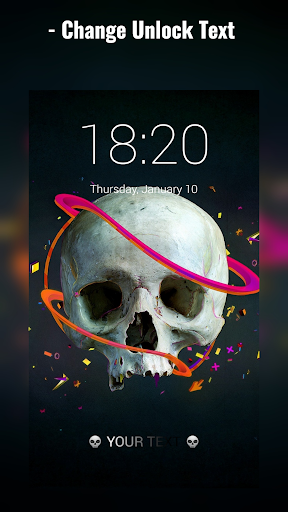 Skull Lock Screen & Wallpapers Screen 3