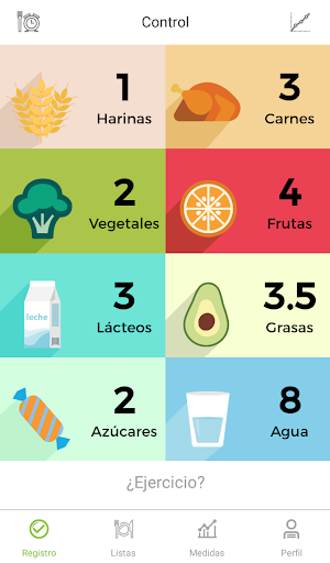 Android application NutriTrack screenshort