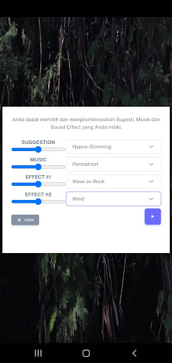 Android application Audio Terapi Player screenshort