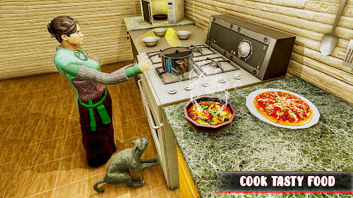Android application Granny Games Family House screenshort