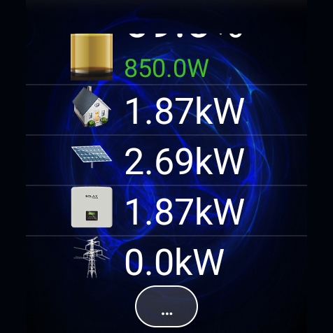 Solax Watch Screen 2