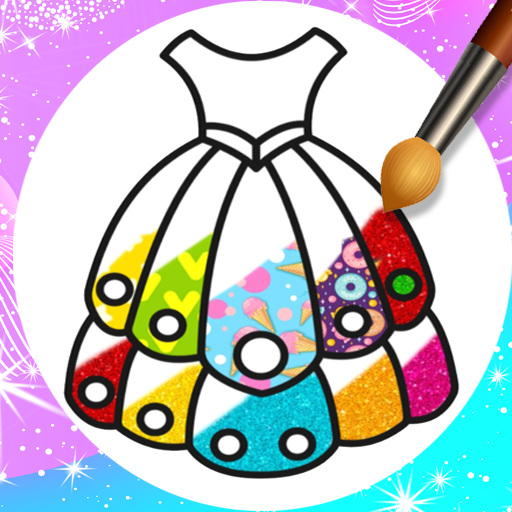 Dresses Glitter Coloring Game Download on Windows