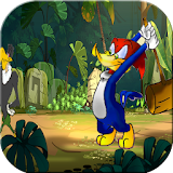 Super woody Adventure Woodpecker Game icon