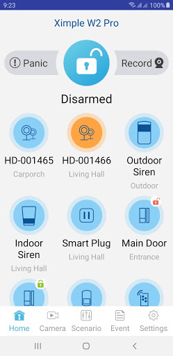 Android application Ximple W2 Pro screenshort