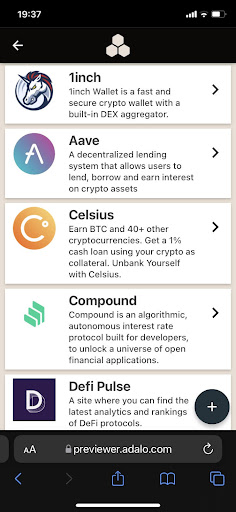 WebThreee Screen 3