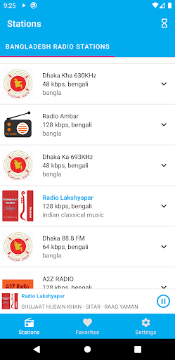 Android application Bangladesh Radio Stations screenshort