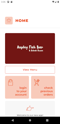 Android application Aspley Fish Bar NG8 screenshort