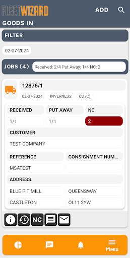 Fleet Wizard - Warehouse Screen 3