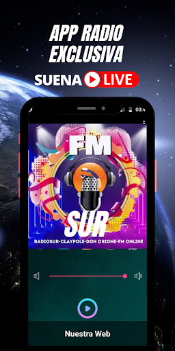 Android application FM del Sur Claypole screenshort
