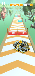 Bee Run 3D u2013 Fun Running Swarm Race Games 1.0.1 APK screenshots 1