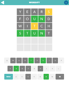 Wordify - Desafío de palabras Screenshot