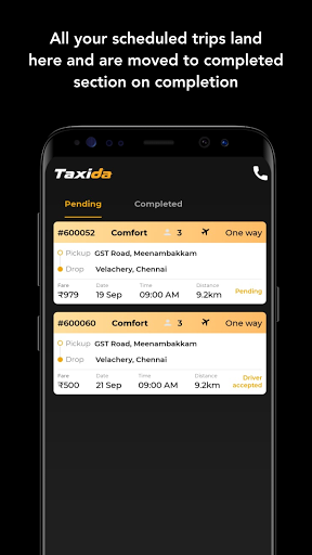 Taxida Operator Screen 3