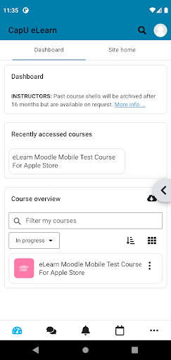 CapU eLearn Screen 2