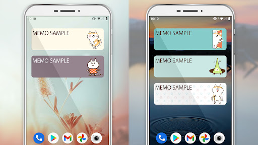 Android application Notepad Shibachin screenshort