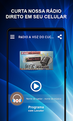 Android application Rádio a Voz do Cucuí screenshort