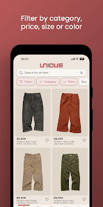 Captura de Pantalla 4 UNIQUE – Vintage clothing android
