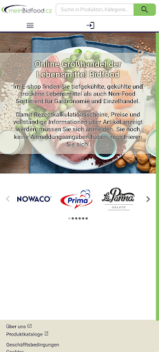 meinBidfood.cz Screen 2