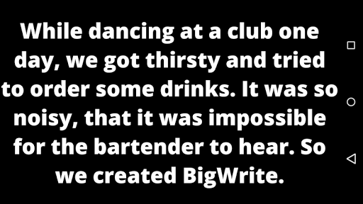 BigWrite Screen 3